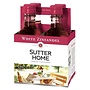 SUTTER HOME WHITE ZINFANDEL 4PK/187ML