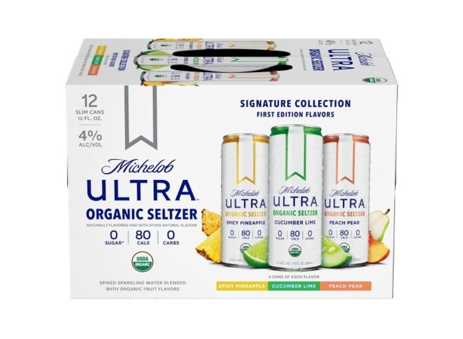 MICHELOB ULTRA ORGANIC SELTZER VARIETY 12PK/12OZ CAN