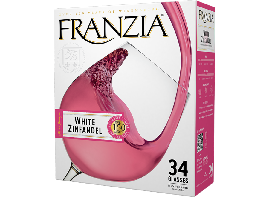 FRANZIA WHITE ZINFANDEL 5L BOX