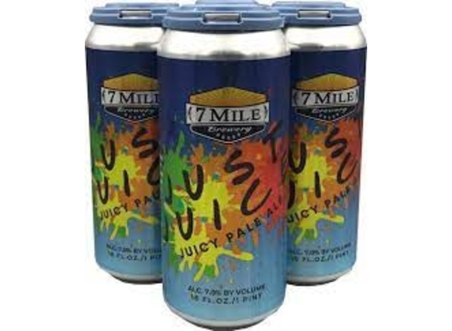 7 MILE JUST JUICE 4PK/16 OZ CANS