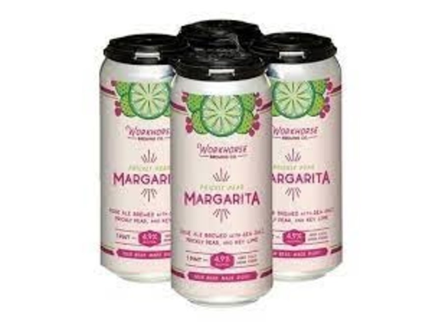 WORKHORSE BREWING COMPANY PRICKLY PEAR MARGARITA BEER 4PK/16OZ CANS
