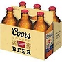 *COORS BANQUET BEER 6PK/12OZ BOTTLE