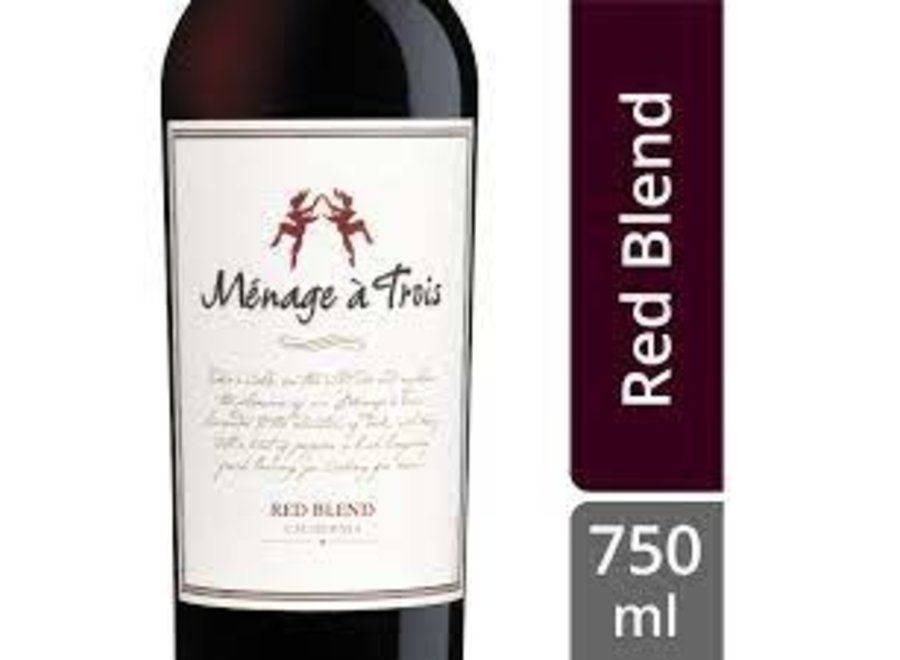 MENAGE A TROIS RED BLEND 750 ML