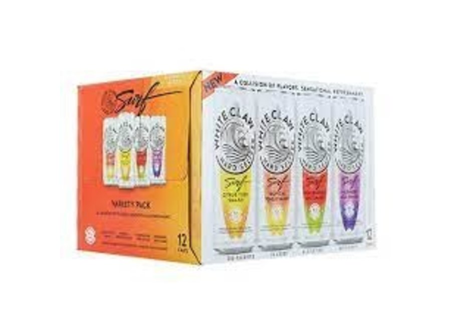 WHITE CLAW SURF VARIETY  12PK/12OZ CAN