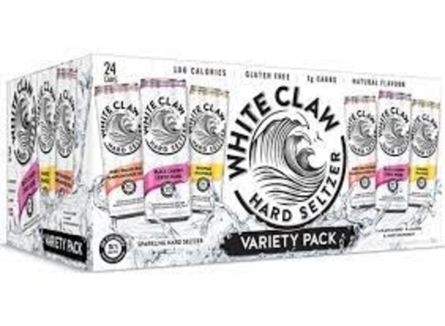 WHITE CLAW VARIETY 24PK/12OZ CANS