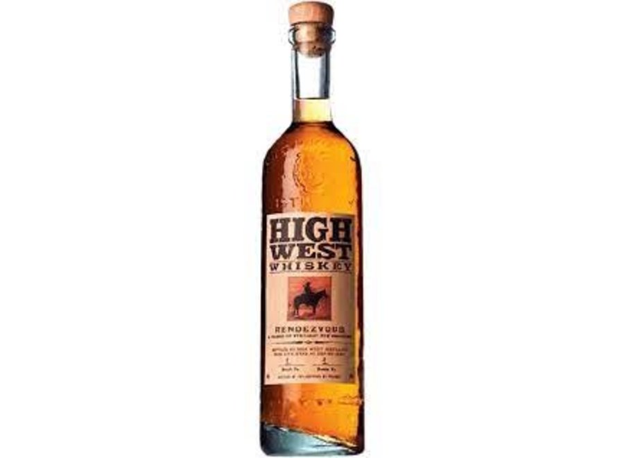 *HIGH WEST RENDEZVOUS RYE WHISKEY 750ML