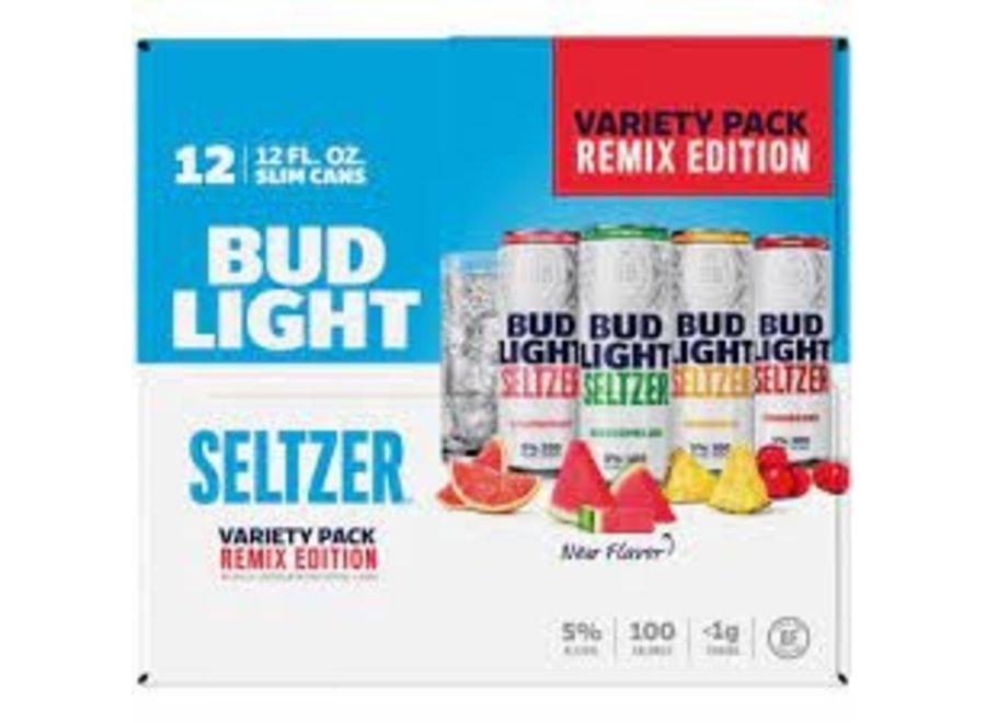BUD LIGHT SELTZER REMIX VARIETY PACK 12PK/12OZ CANS