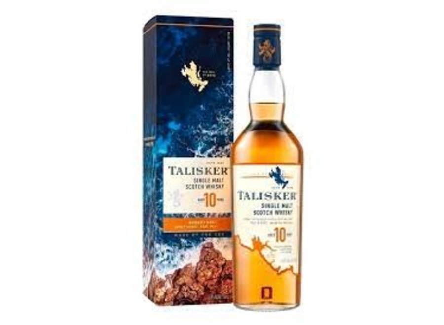 TALISKER SINGLE MALT SCOTCH WHISKY 10 YR.  750ML