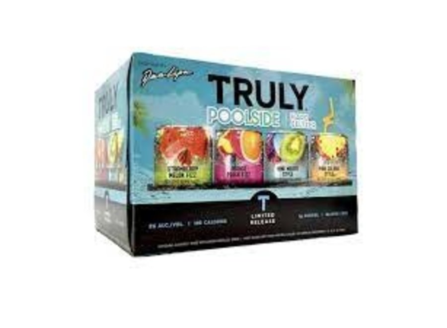 TRULY POOLSIDE VARIETY PACK 12PK/12OZ CANS