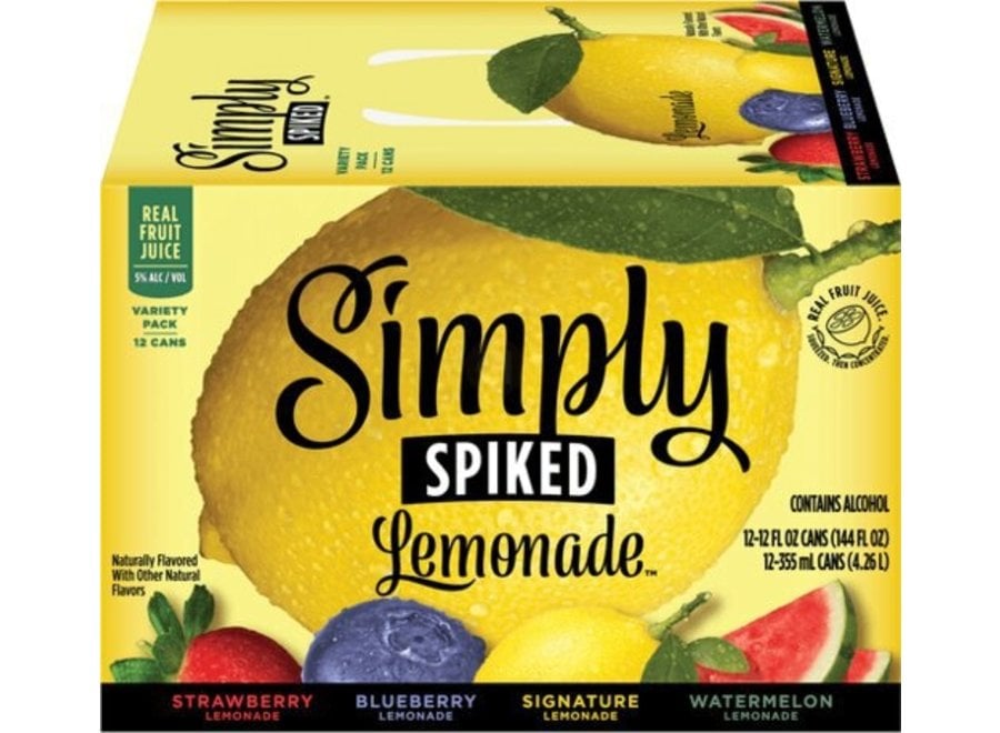 SIMPLY SPIKED LEMONADE VARIETY 12PK/12OZ CAN