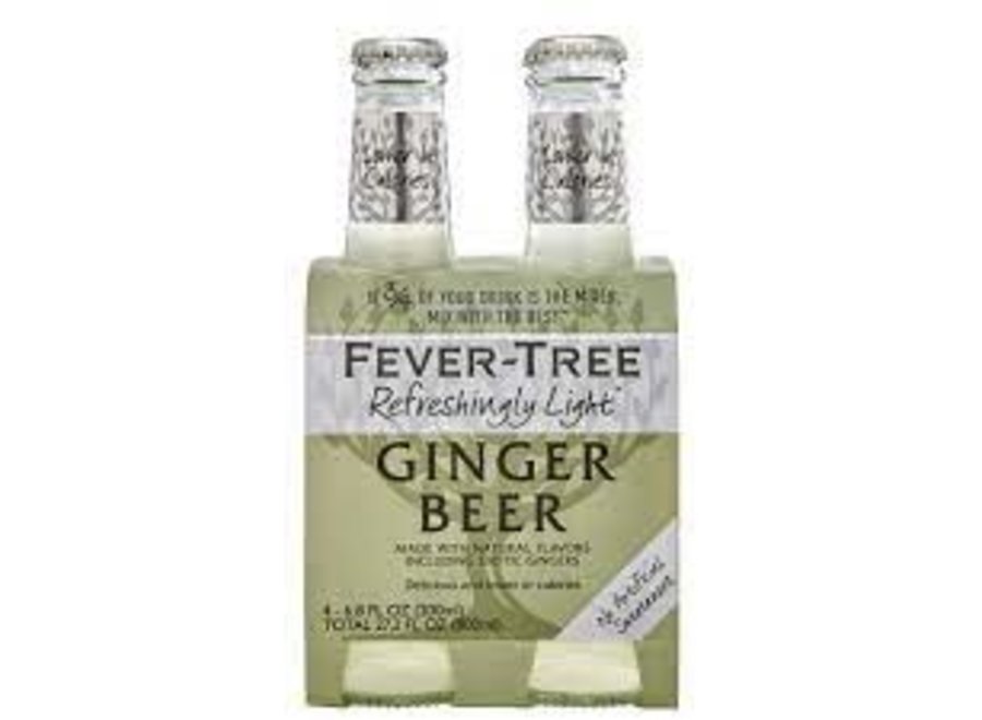 FEVER-TREE LIGHT GINGER BEER 4PK/200ML