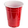 *RED PARTY PLASTIC CUP 18PK/ 16OZ