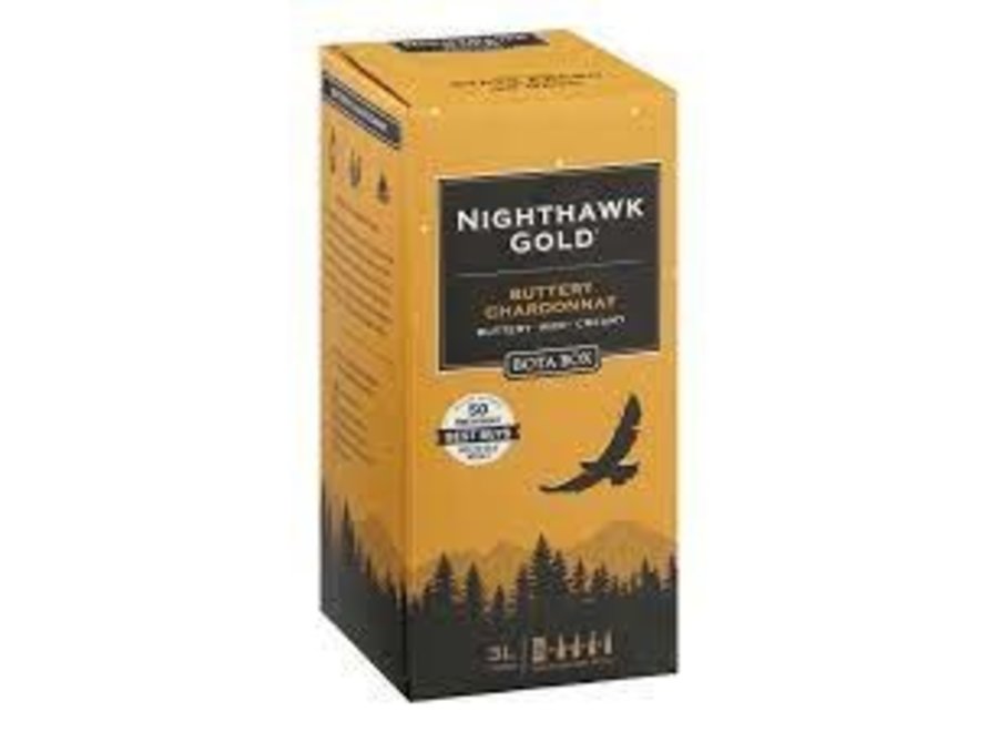 BOTA BOX NIGHTHAWK GOLD BUTTER CHARDONNAY 3L