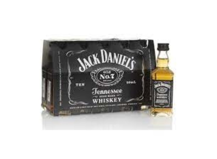 *JACK DANIELS OLD #7  50ML / 10PK