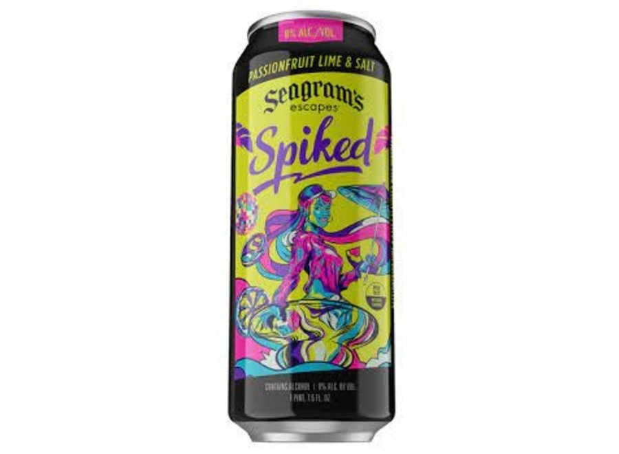 SEAGRAMS SPIKED PASSIONFRUIT LIME 23.5OZ CAN