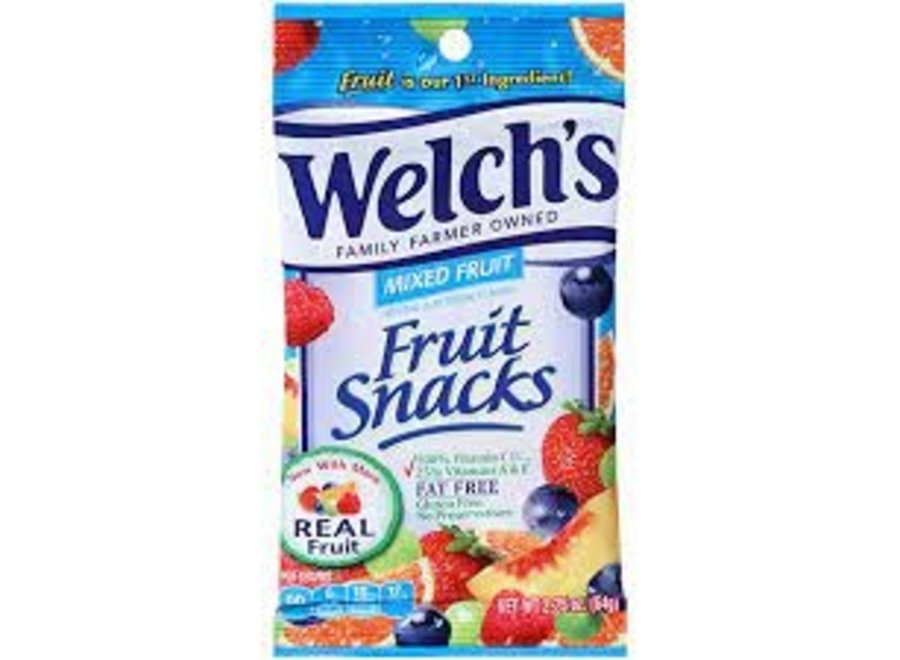 WELCH'S MIXED FRUIT SNACK 2.25OZ PACK