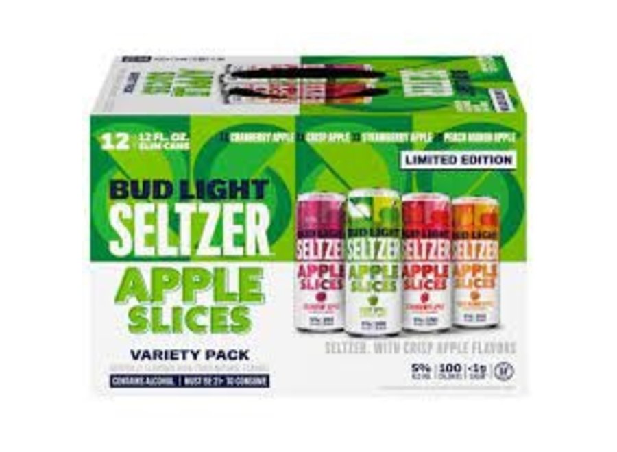 BUD LIGHT APPLE SELTZER VARIETY 12PK/12OZ CAN