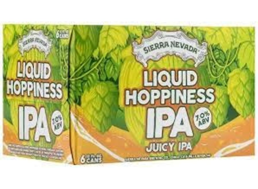 SIERRA NEVADA LIQUID HAPPINESS JUICY IPA 6PK/12OZ CAN