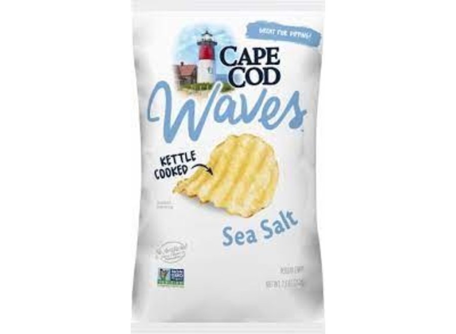 CAPE COD SEA SALT POTATO CHIPS 7.5OZ