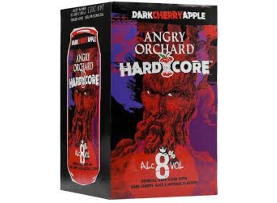 ANGRY ORCHARD HARD CORE DARK CHERRY APPLE PIE 6PK/12OZ CAN