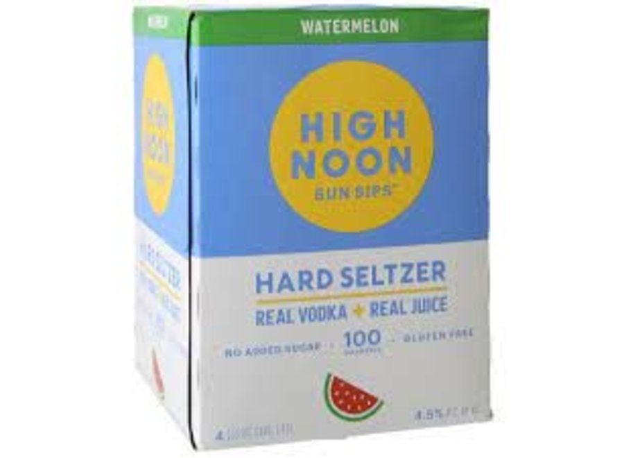 HIGH NOON  WATERMELON SELTZER 4PK/355ML CAN