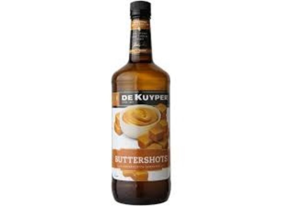 DE KUYPER BUTTERSHOTS BUTTERSCOTCH SCHNAPPS 1LITER Cork 'N' Bottle