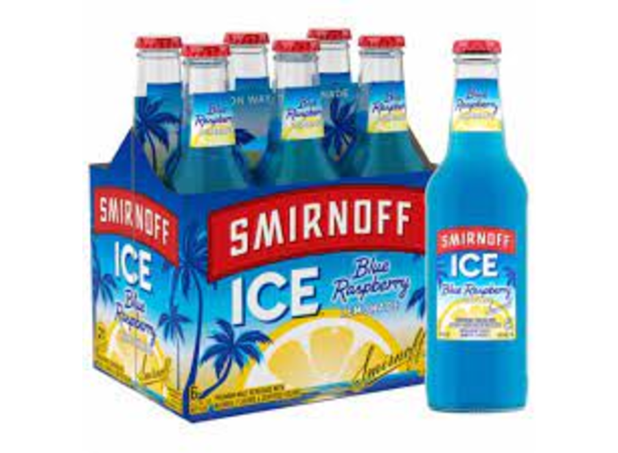 SMIRNOFF BLUE RASP LEMONADE 6PK/11.2OZ BOTTLE