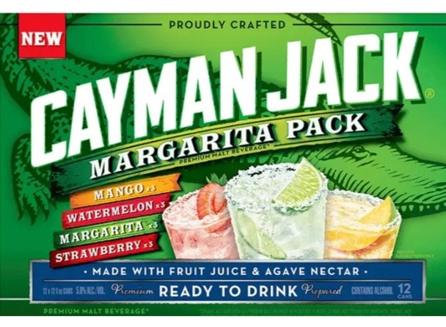 CAYMAN JACK MARGARITA VARIETY 12PK/12OZ CANS