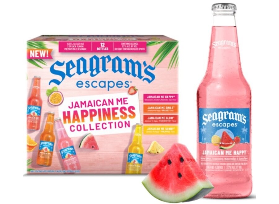 SEAGRAMS ESCAPES JAMAICAN ME HAPPINESS VARIETY PACK 12PK/11.2OZ BOTTLE