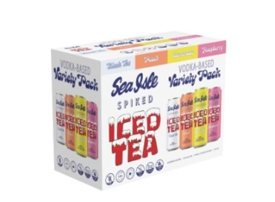 SEA ISLE SPIKED VODKA VARIETY PACK 8PK/12OZ CANS