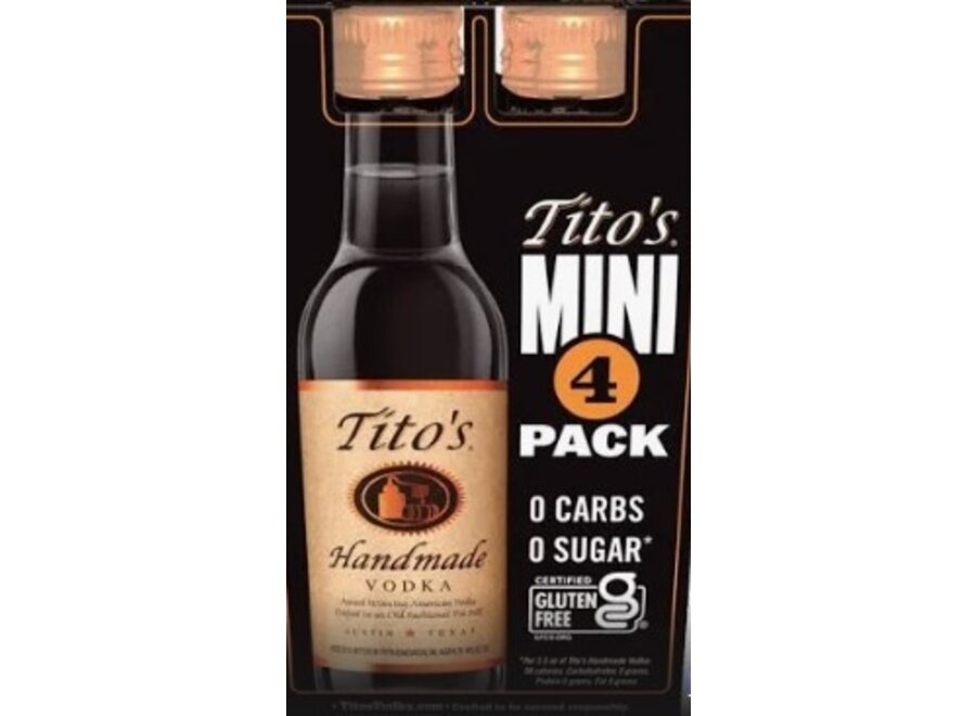 TITO’S VODKA 4PK/50ML