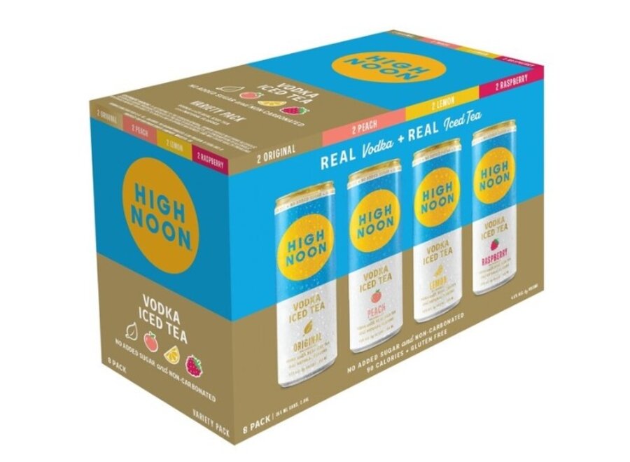 HIGH NOON ICED TEA VARIETY 8PK/12OZ CANS