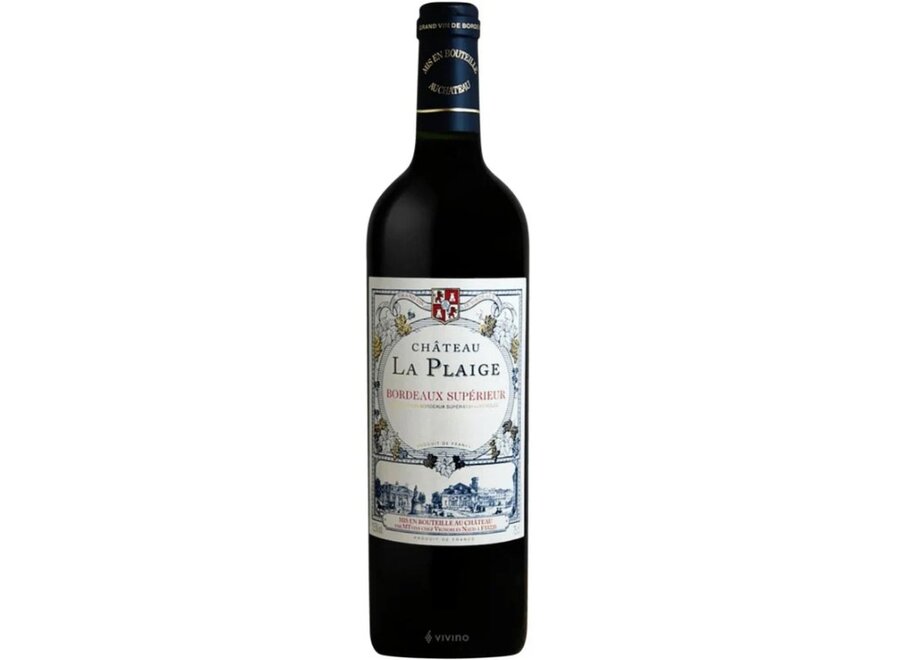 CHATEAU LA PLAIGE BORDEAUX SUPERIOR 2019 750ML