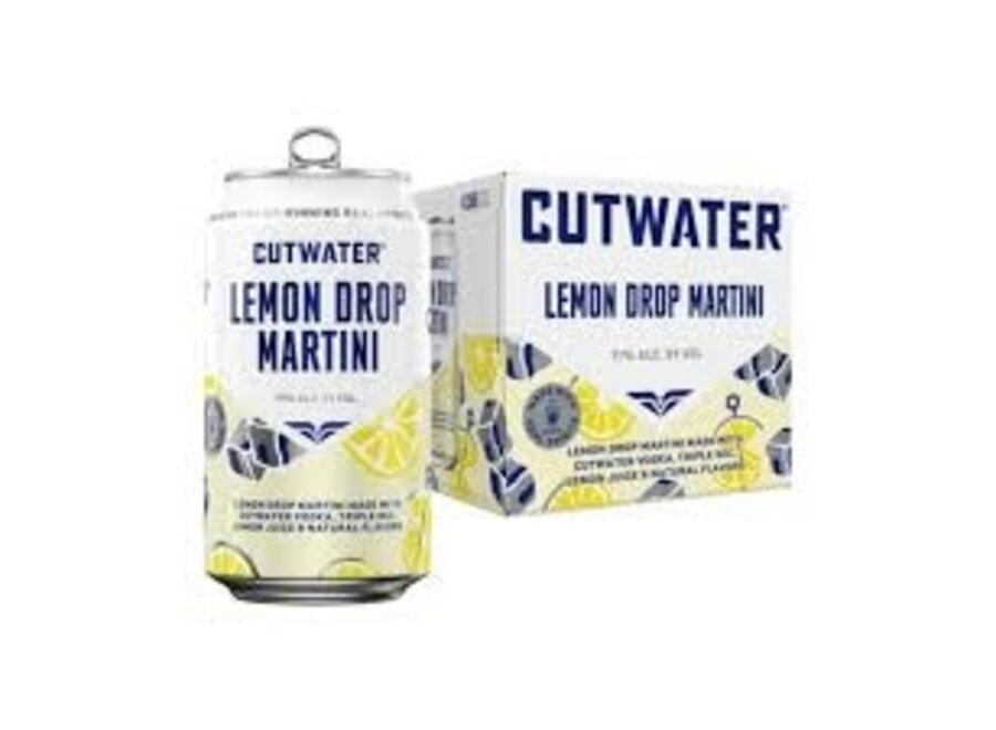 CUTWATER LEMON DROP MARTINI  4PK/12OZ CANS