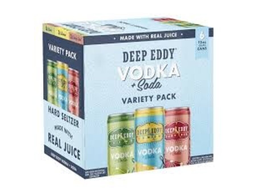 DEEP EDDY VODKA SODA VARIETY 6PK/12OZ
