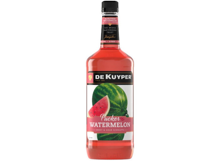 DE KUYPER WATERMELON PUCKER SCHNAPPS 1L