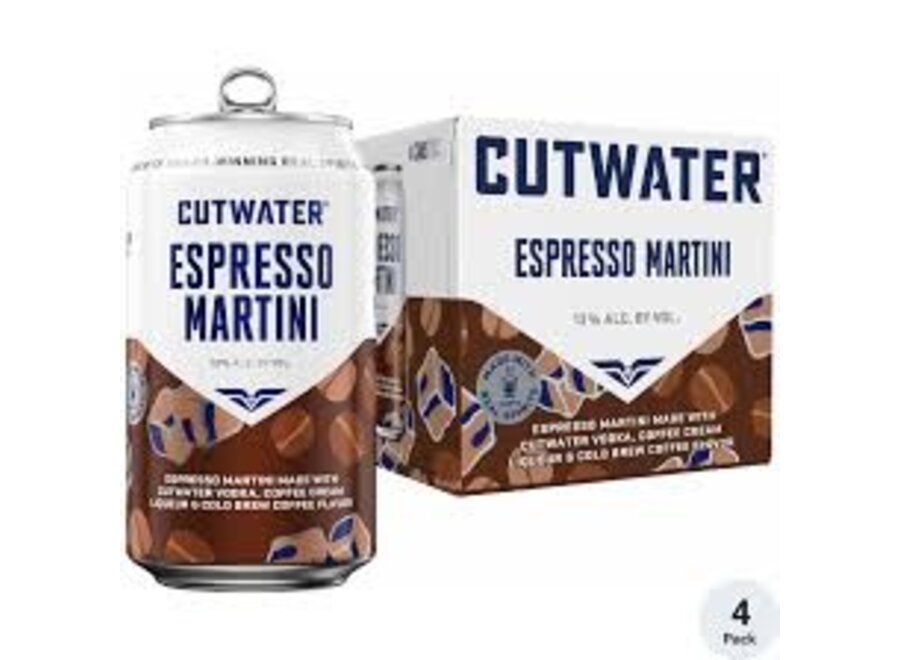 CUTWATER ESPRESSO MARTINI 4PK/12OZ CANS