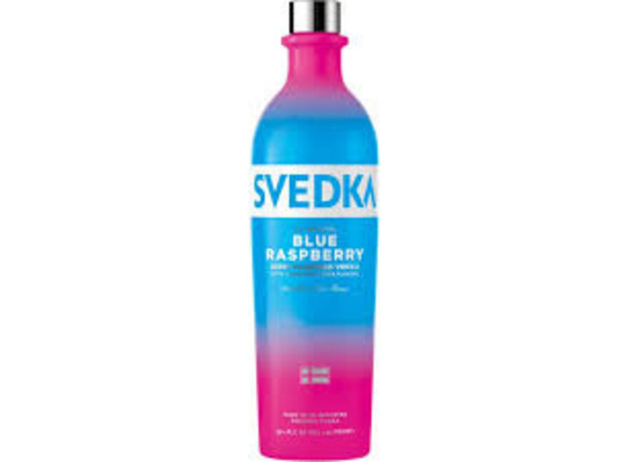 SVEDKA BLUE RASPBERRY VODKA 1L