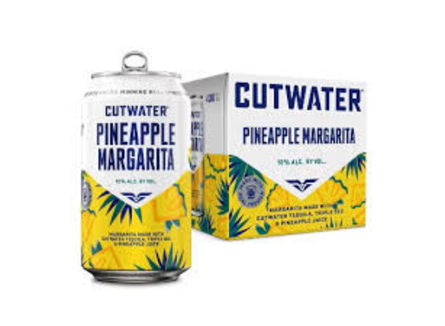 CUTWATER PINEAPPLE MARGARITA 4PK/12OZ CANS