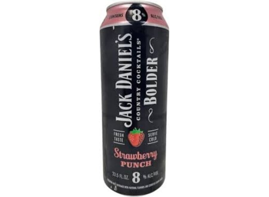JACK DANIELS BOLDER STRAWBERRY 23.5OZ CAN