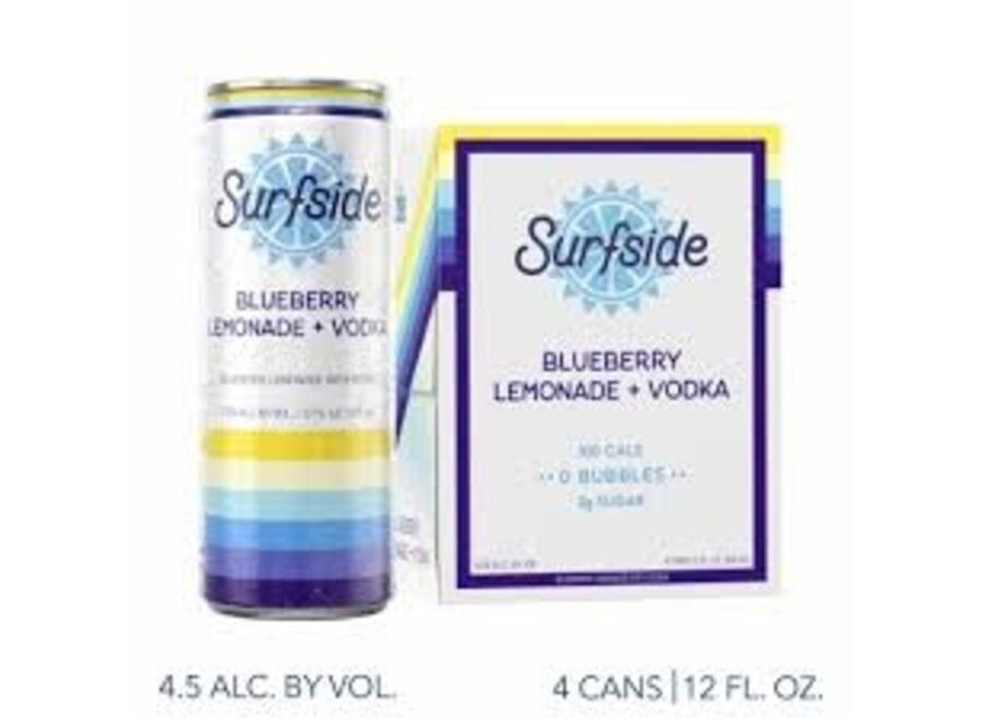 SURFSIDE BLUEBERRY LEMONADE 4PK/12OZ