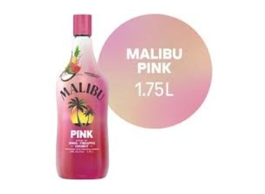 MALIBU PINK RUM 1.75L