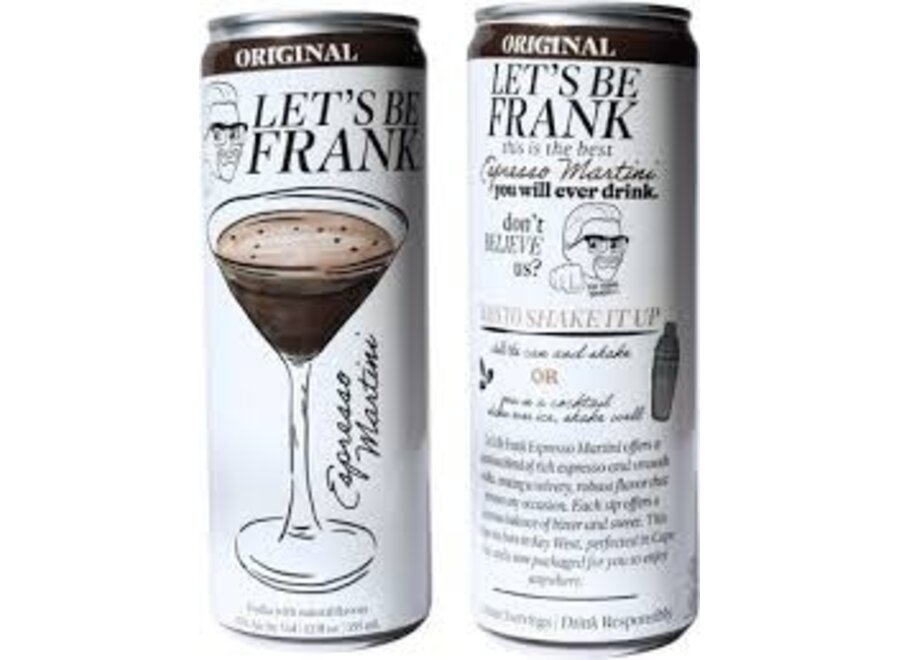 FRANK'S ESPRESSO MARTINI 4PK/6.8OZ CANS