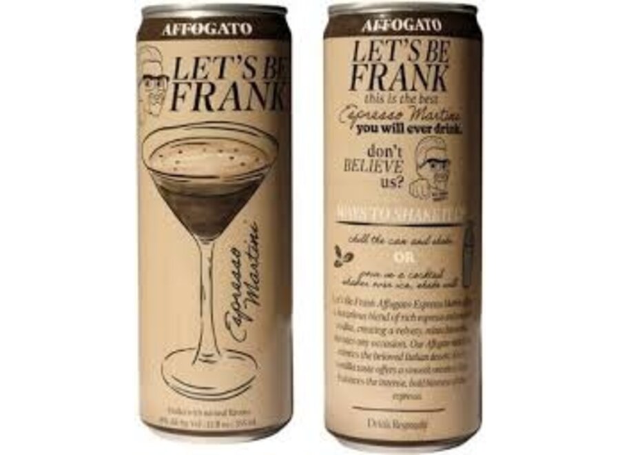 FRANK'S ESPRESSO AFFOGATO MARTINI  4PK/6.8OZ CANS