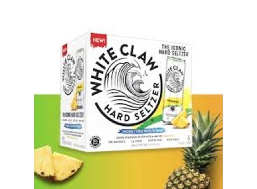 WHITE CLAW PINEAPPLE 6PK/12OZ CAN