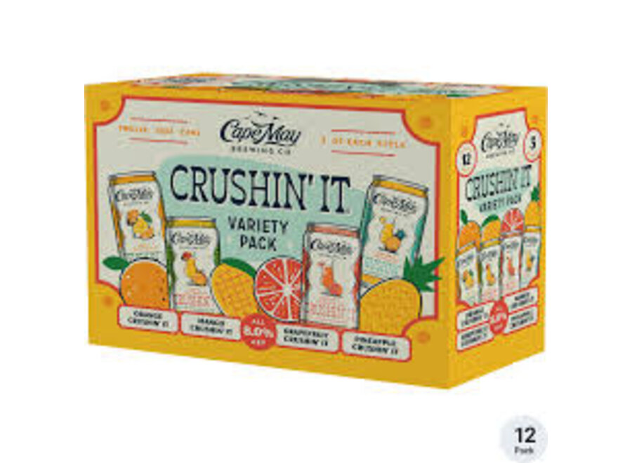 CAPE MAY BREWING CRUSHIN IT VARIETY 12PK/12OZ CAN