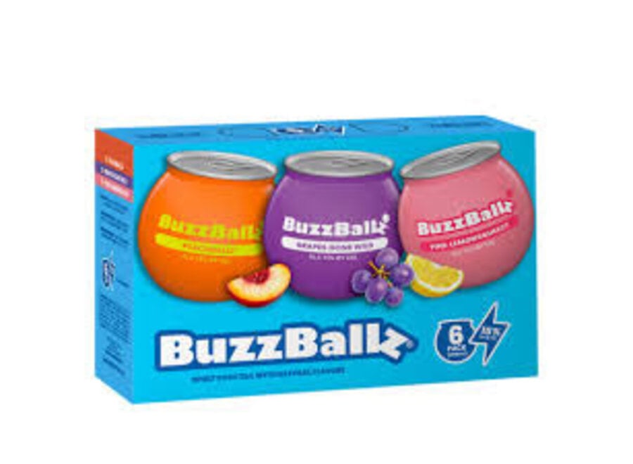 BUZZBALLZ  FRUIT FAVS 6PK/200ML