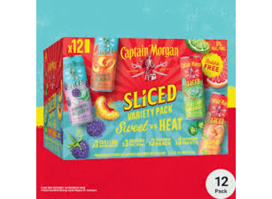 CAPTAIN MORGAN SWEET & HEAT VARIETY 12PK/12OZ CANS