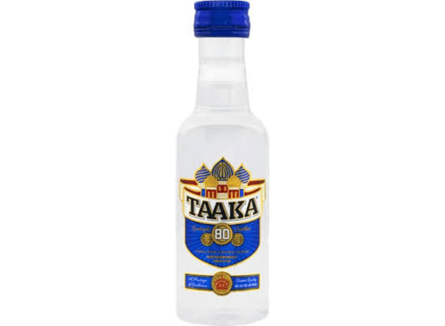 TAAKA 80 PROOF VODKA 50ML