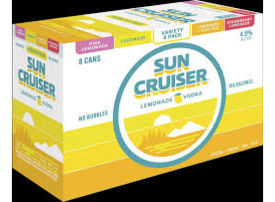 SUN CRUISER LEMONADE VARIETY 8PK/12OZ